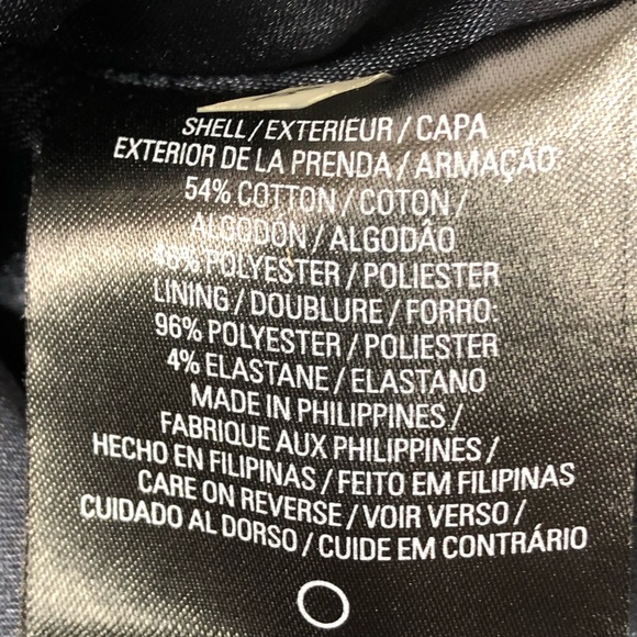 T. Tahari Blue Tweed Sofie Jacket Snap Front 6P - Picture 4 of 8